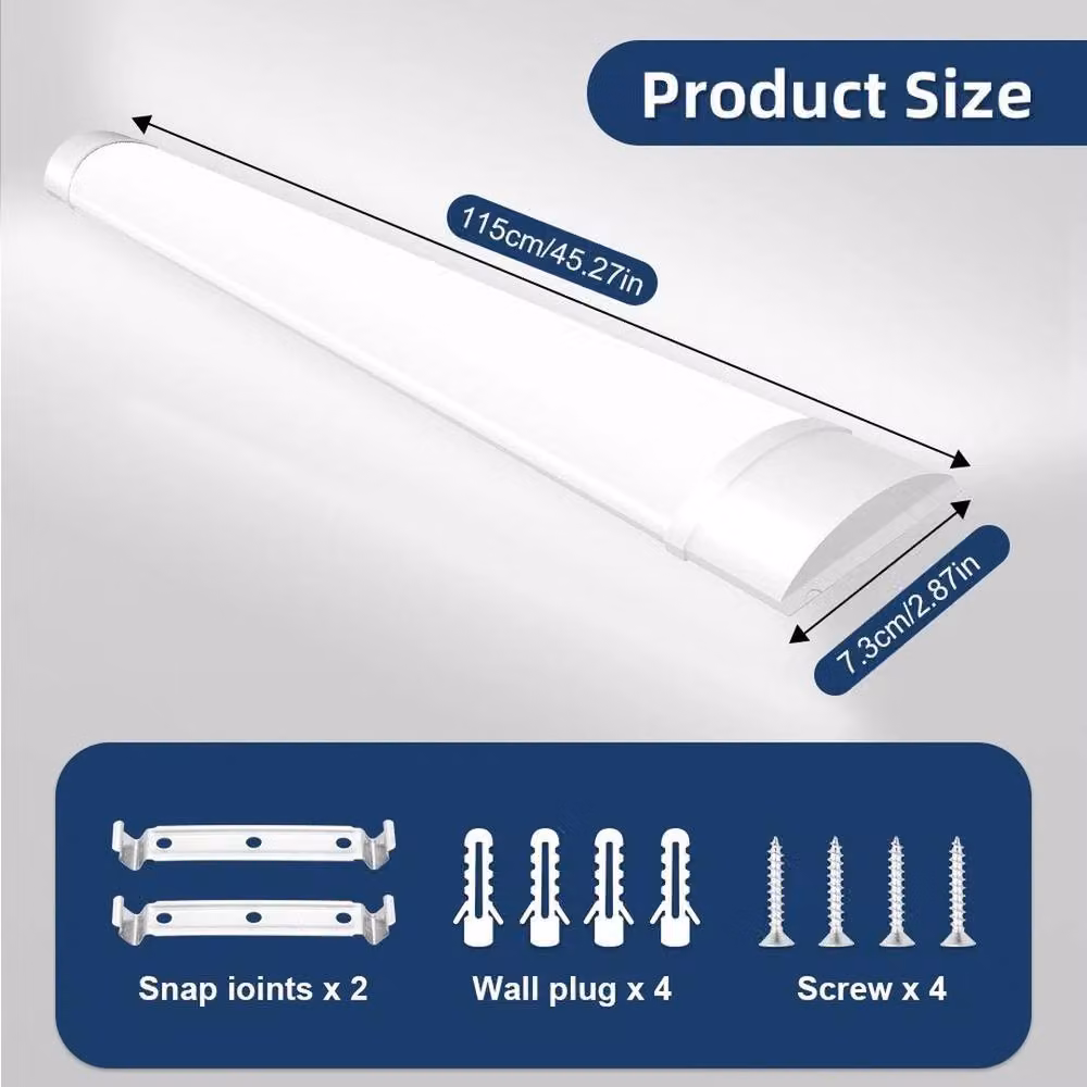 NESTLUNE White Slimline LED Batten Tube Light Linear Ceiling Panel – 2