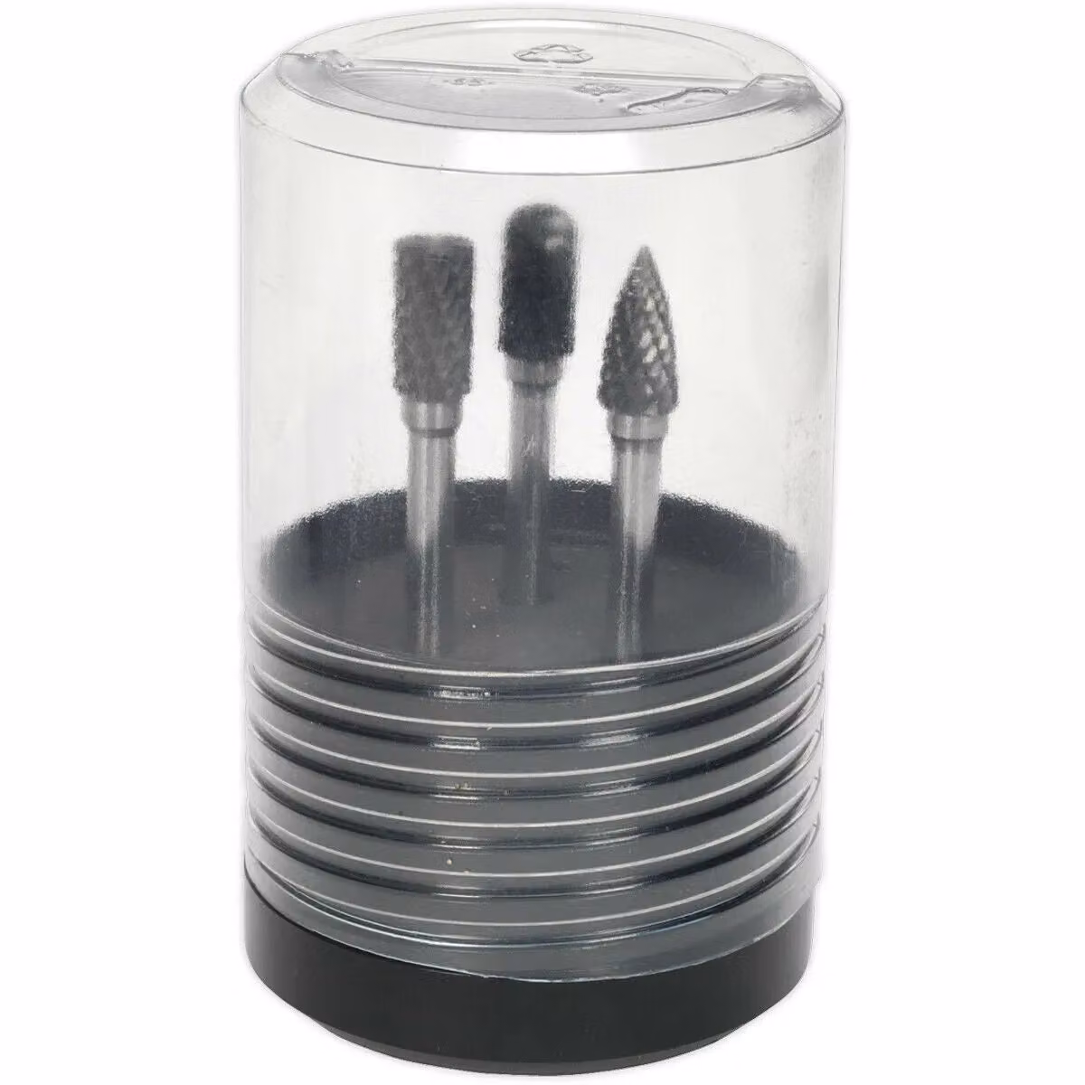 Loops 3 Pack Tungsten Carbide Rotary Burr Bits Set, 10mm, Silver Multicolour – 2