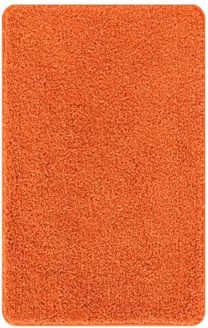 Berkfield Home Rectangular Non-Slip Bath Mat in Orange, W: 60 cm, D: 90 cm