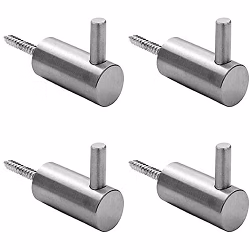 Loops 4 Pack Wall Hook in Satin Stainless Steel with Concealed Fixing