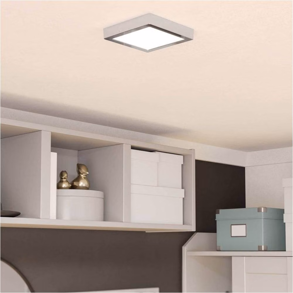 Loops 2 Pack Chrome Square LED Ceiling Lights – 2