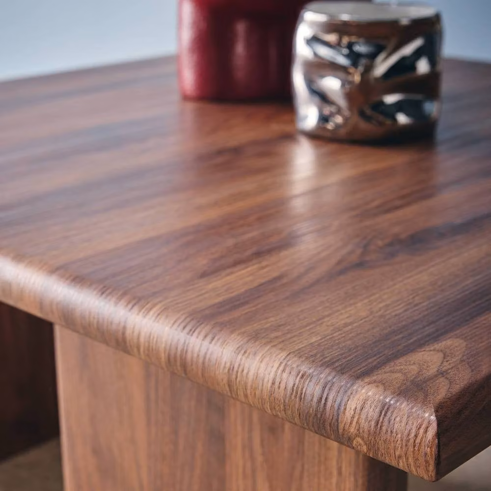 sweeek Modern Square Coffee Table in Dark Brown – 4