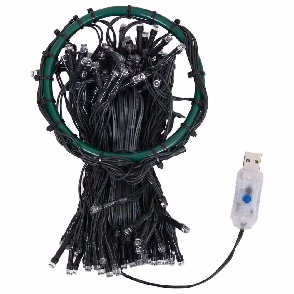 Berkfield Home Christmas Tree Net Lights with 250 Cool White LEDs, 250 cm, Green – 3