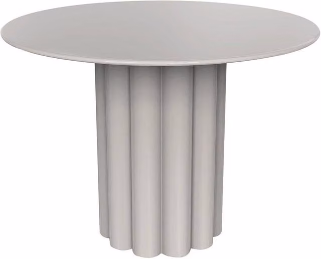 Vente-unique WODOLI Metal Side Table in Light Grey
