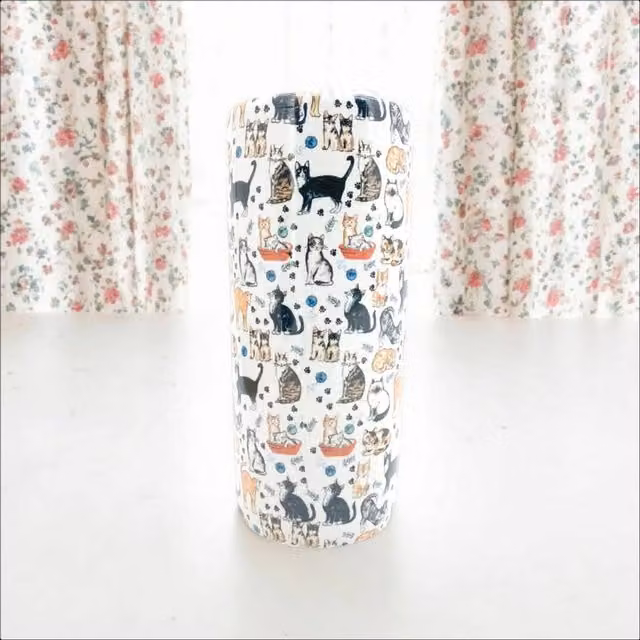 Minster Assorted Cats Ceramic Umbrella Stand, Multicolour, W20 x D20 x H46 cm