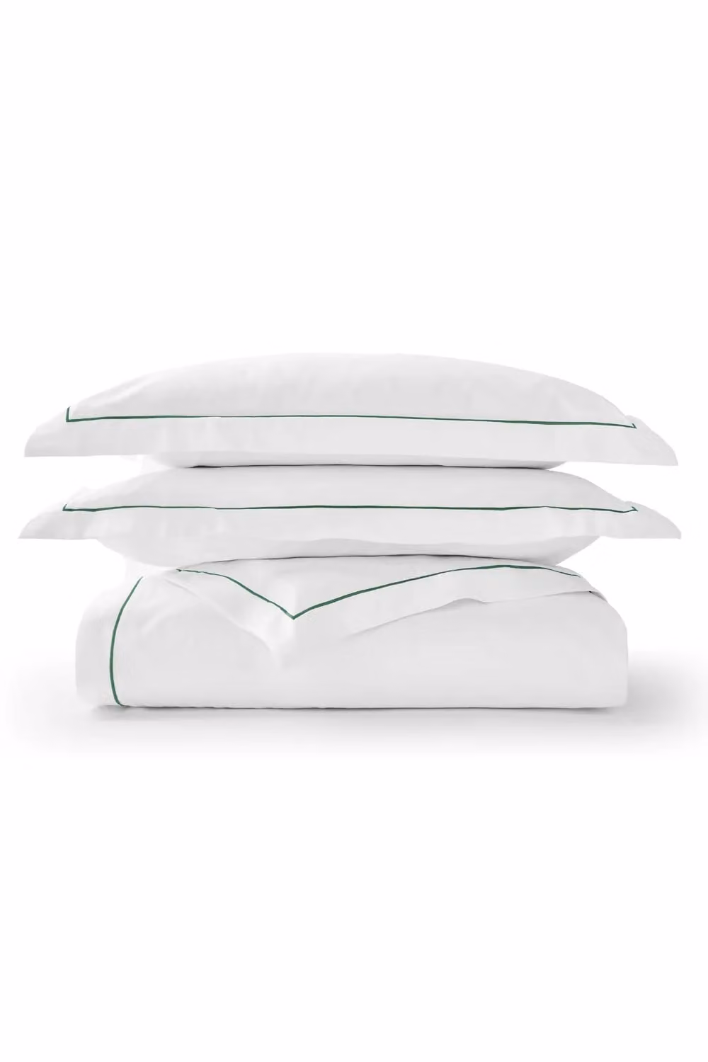 Christy Premium 500 Thread Count Mako Satin Cotton Duvet Cover and Pillowcase Set, Green, 180 x 200 cm – 2