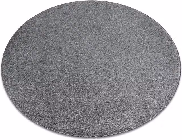 RugsX Indus Round Grey Polyester Rug, Diameter: 200 cm