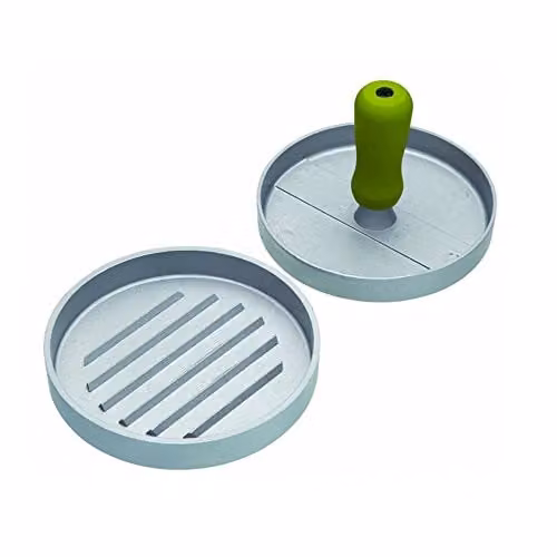 KitchenCraft Grey Cast Aluminium Quarter Pounder Burger Press