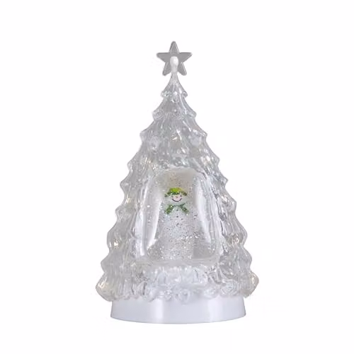 Samuel Alexander The Snowman Battery Operated Light Up Christmas Tree Water Spinner with LEDs, Height: 33 cm – 4