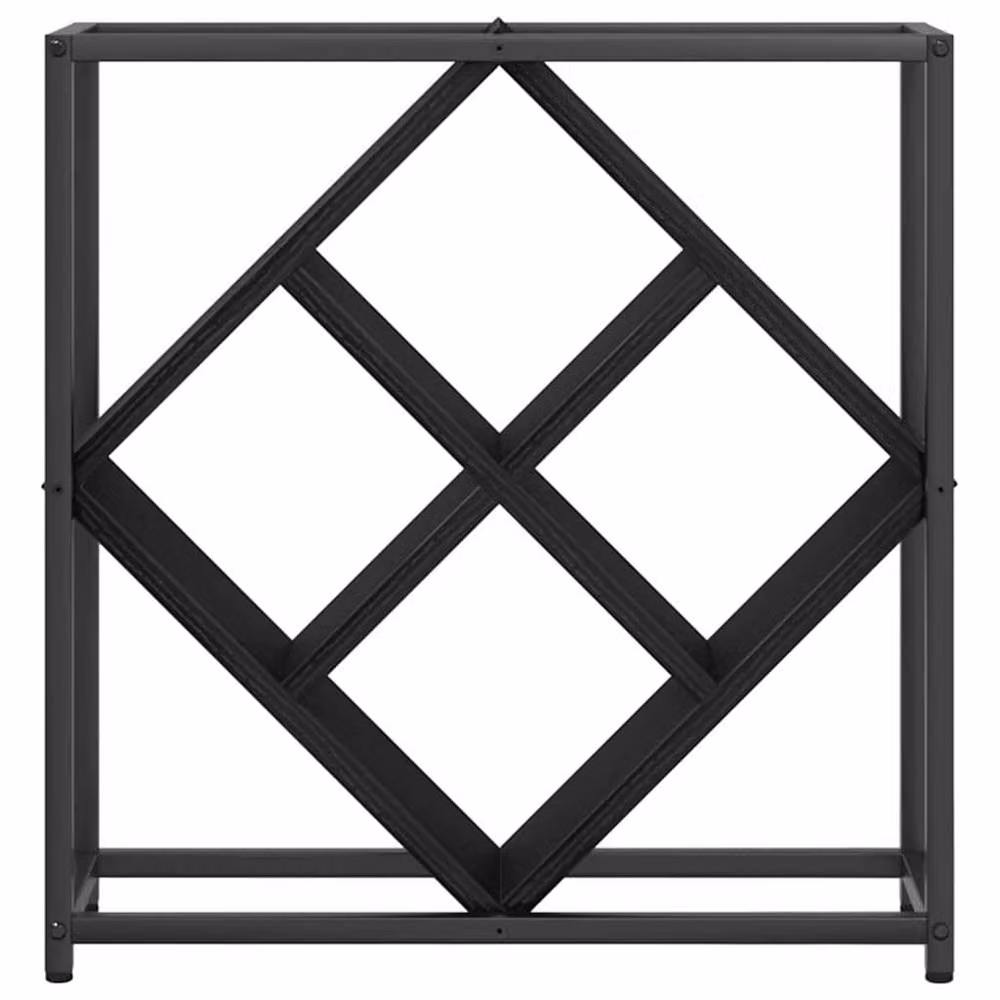 Berkfield Home Modern Black Oak Wine Rack, W/D/H: 51 x 18 x 52.5 cm – 5