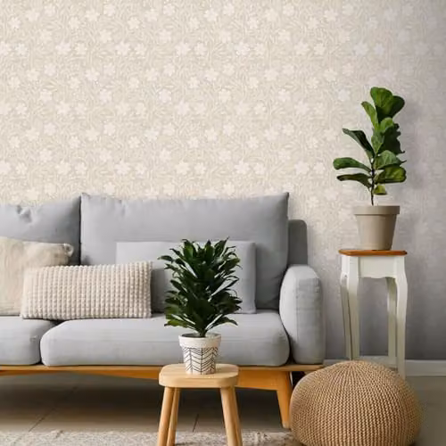 Arthouse Berry Floral Botanical Wallpaper in Beige – 2