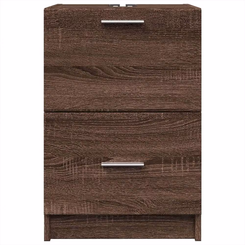 Berkfield Home Brown Oak Sink Cabinet, W/D/H: 40 x 37 x 59 cm – 3