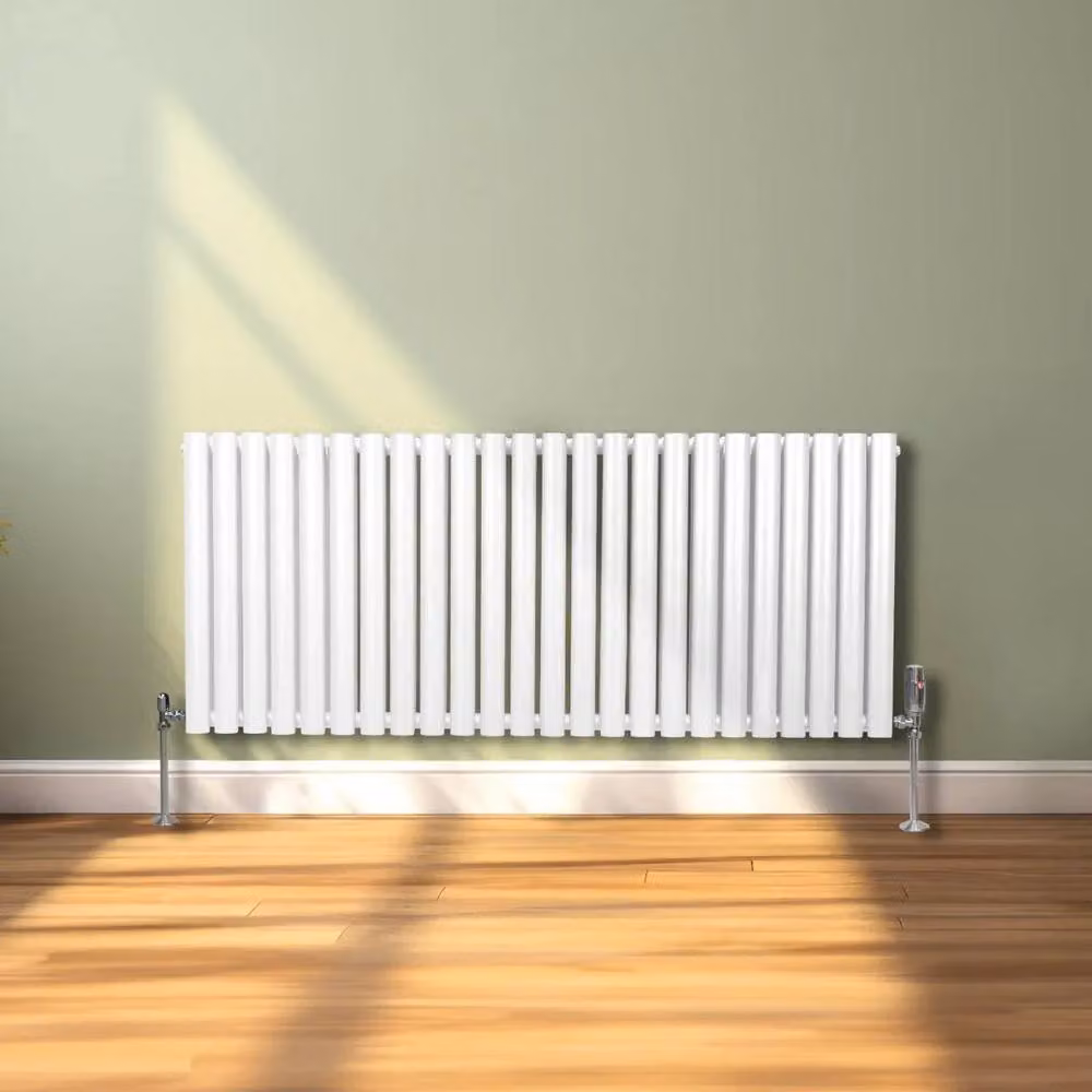 Monstershop Oval Column Radiator in White, H 144 cm x W 60 cm – 2