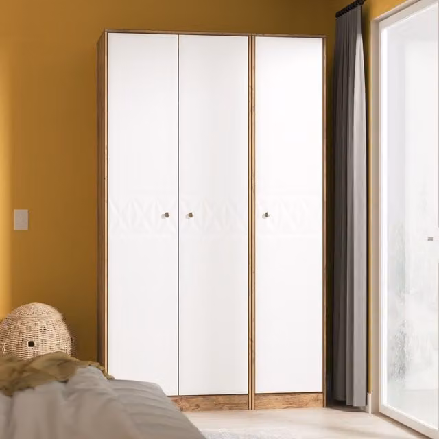 Ready Assembled 2 U Toledo 3 Door Wardrobe in Dark Brown