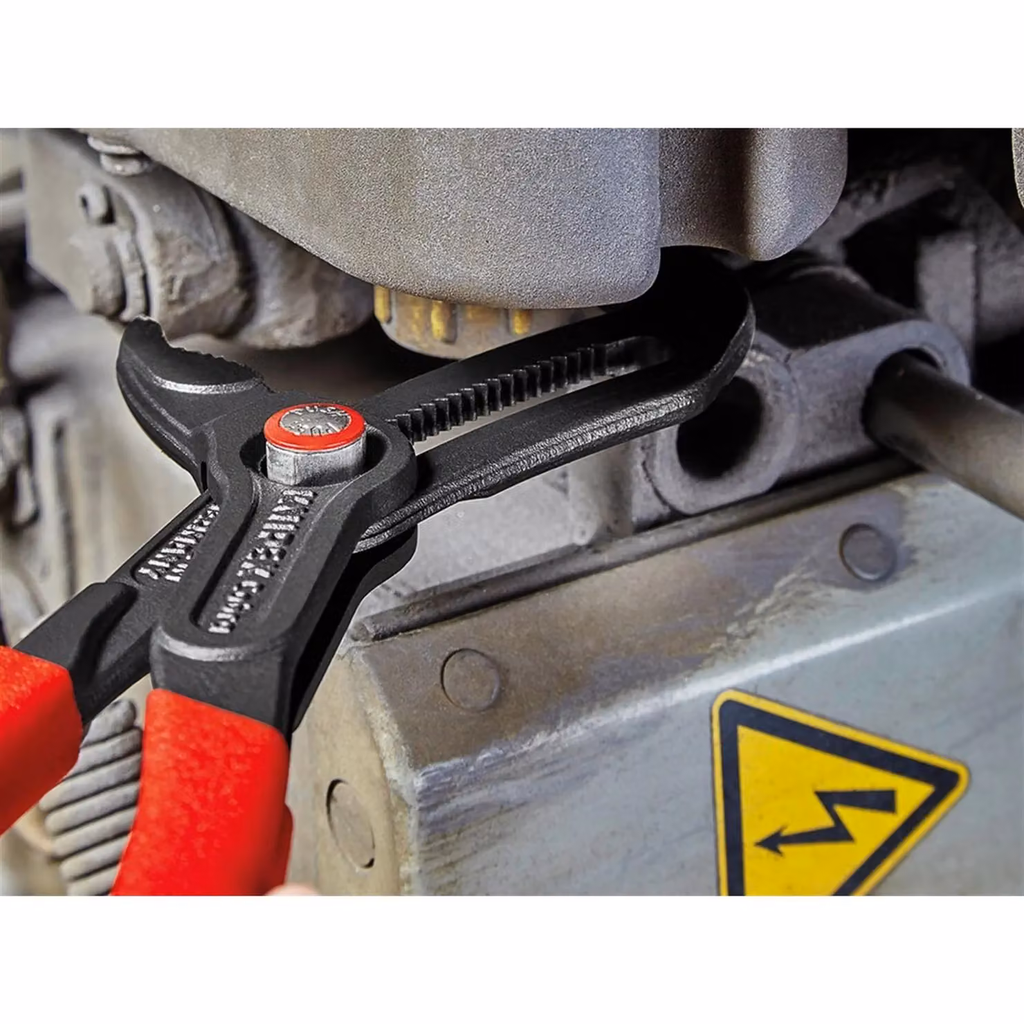Knipex Cobra Quickset Water Pump Pliers with Red and Multicolour PVC Grips in Chrome Vanadium Steel – 2