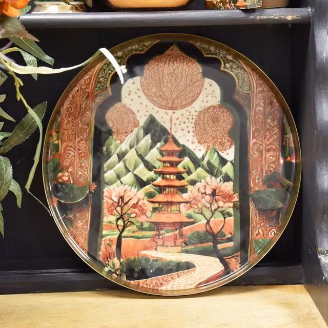 Madison & Mayfair Samarkand Luxury Decorative Tray in Gold, W/D: 32 x 32 cm – 1