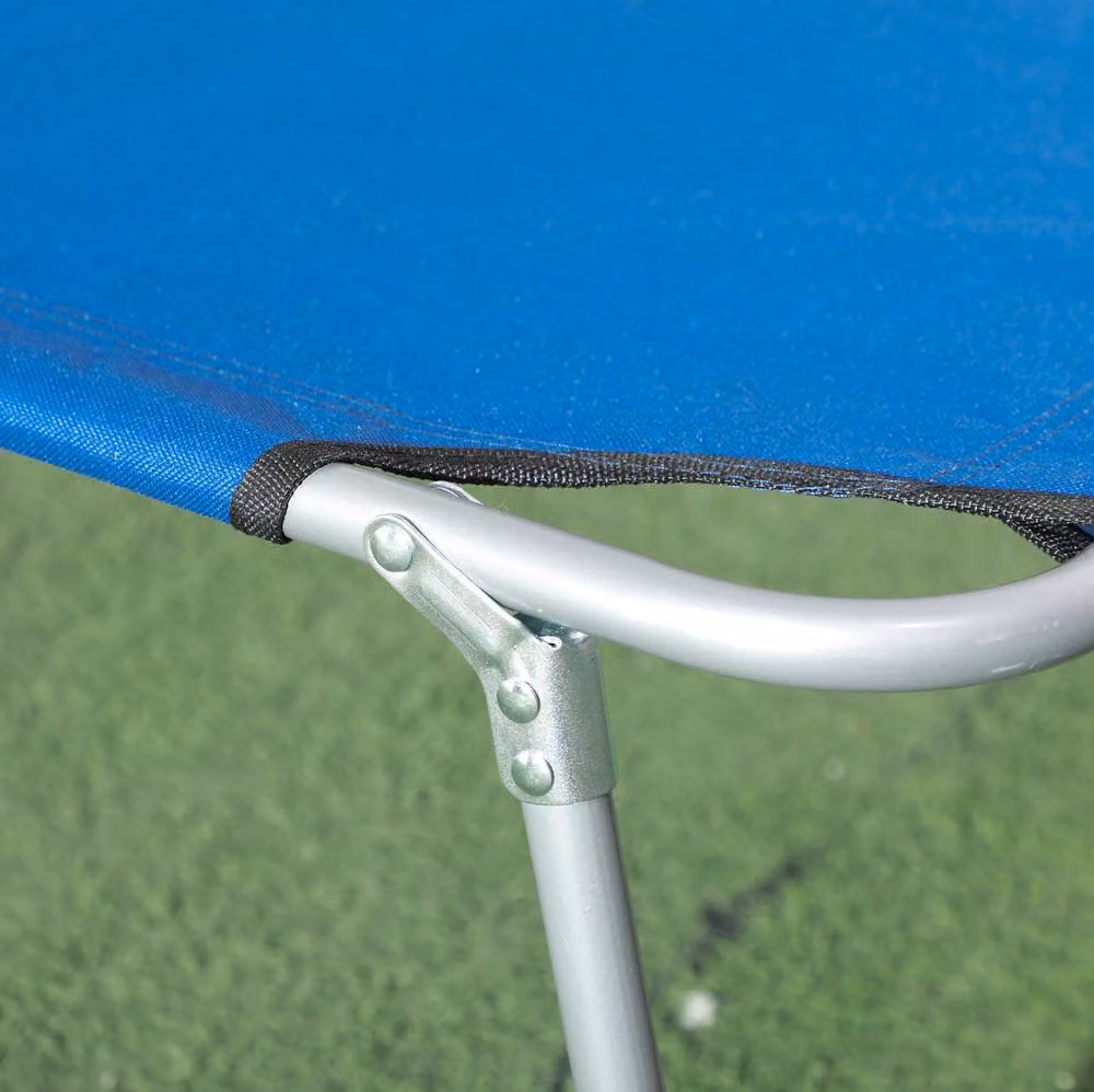 STILVORA Sun Lounger with Adjustable Canopy in Blue – 7