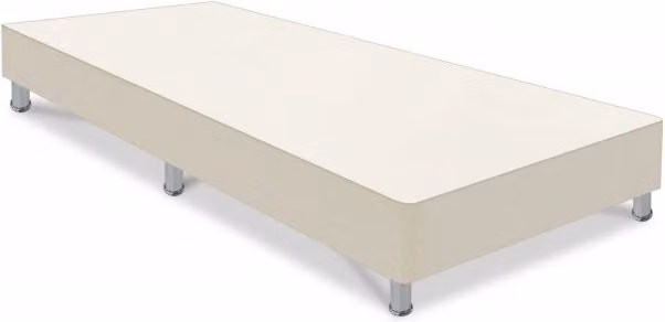Willow and Eve Low Divan Base, Small Single, Beige