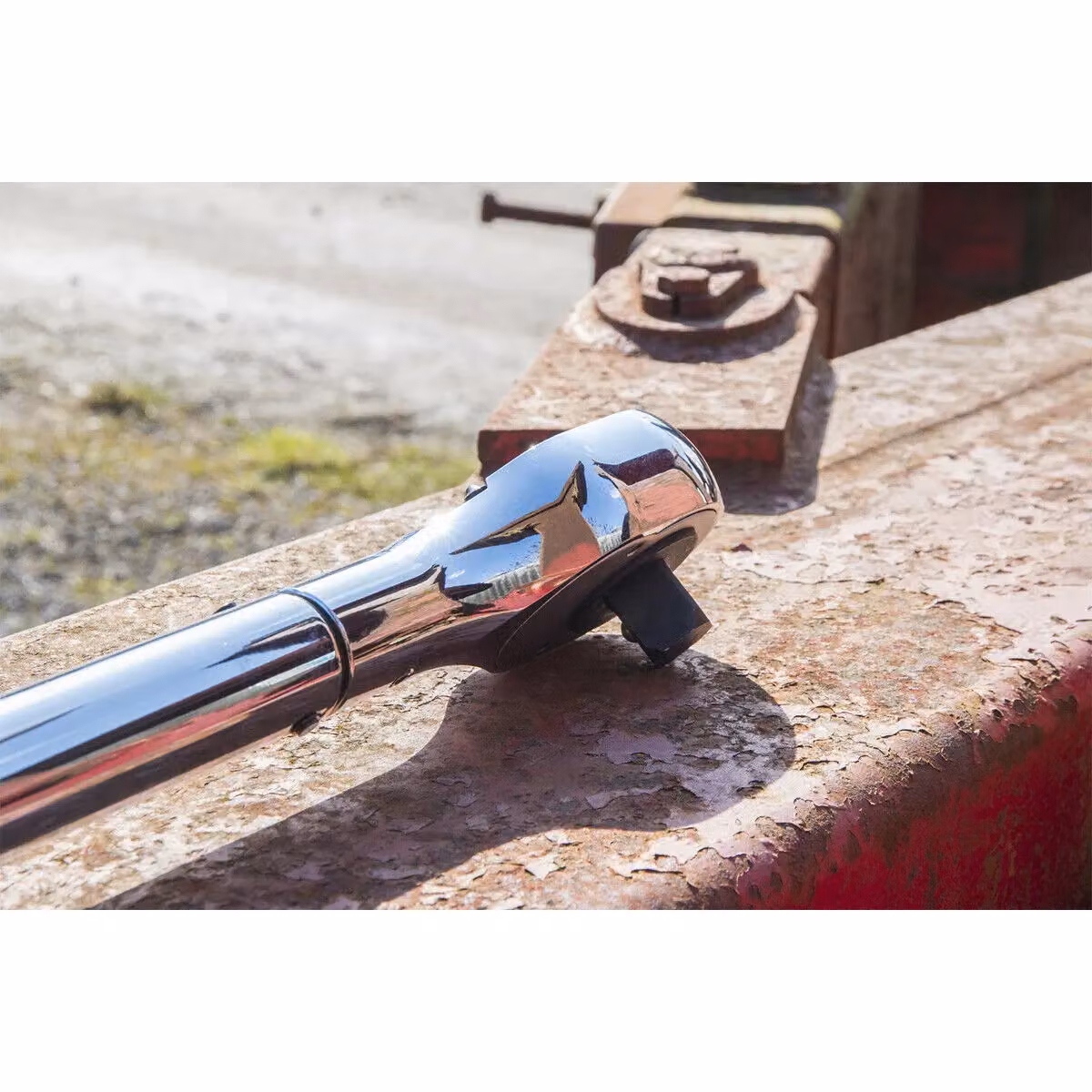 Loops Premium Micrometer Torque Wrench and Push Through 1/2 Inch Square Drive in Silver and Multicolour – 2