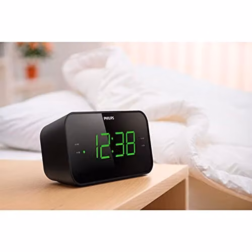 Philips TAR3306/12 FM Radio Alarm Clock in Black – 2