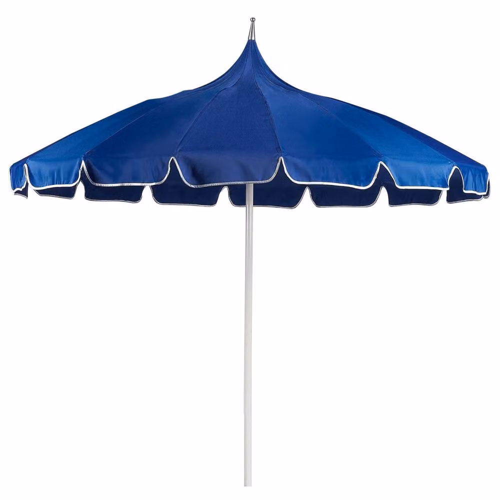 Wyld and Coco Blue Garden Market Parasol with Aluminium Pole, Diameter: 245 cm – 2