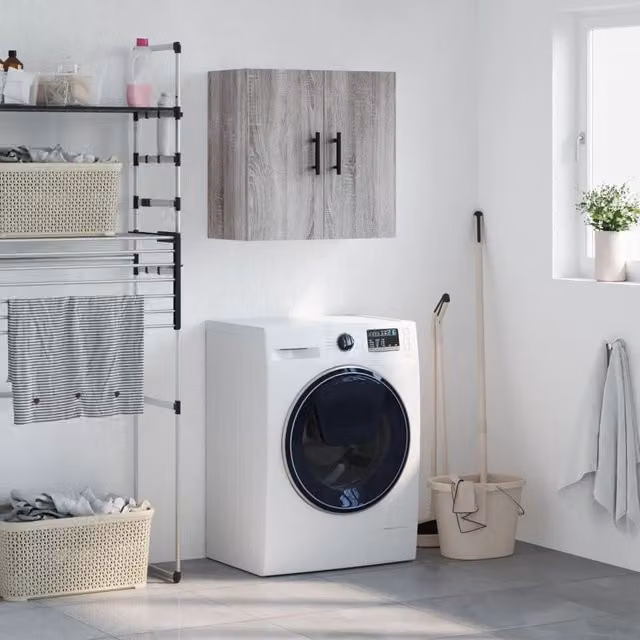 Berkfield Home Grey Sonoma Wall Cabinet W/D/H: 60 x 31 x 60 cm – 1