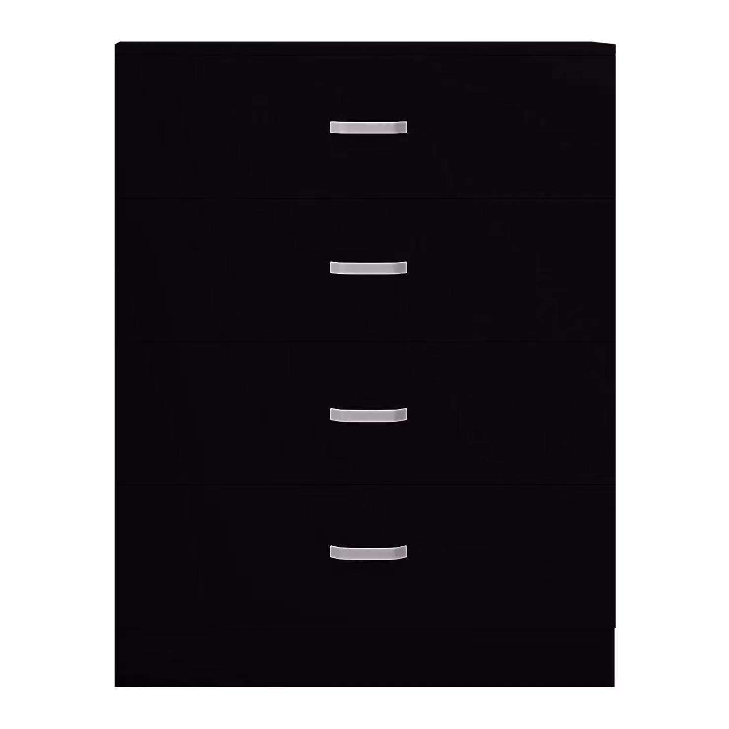 FWStyle Modern 4 Drawer Chest of Drawers in Matt Black Finish – 3