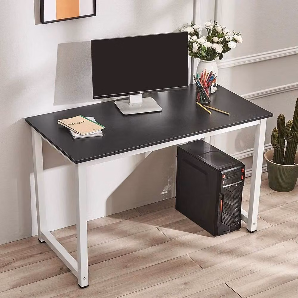 KORVIXA Black Modern Height Adjustable Computer Desk for Home Office, W/D/H: 100 x 100 x 100 cm – 3