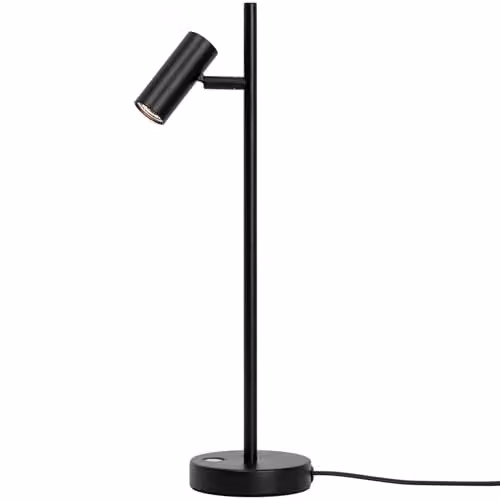 Nordlux Omari Adjustable Metal Table Lamp in Black with Warm White LED