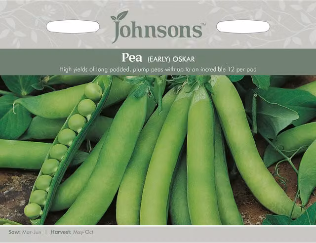 Johnsons Early Oskar Pea Vegetable Seeds