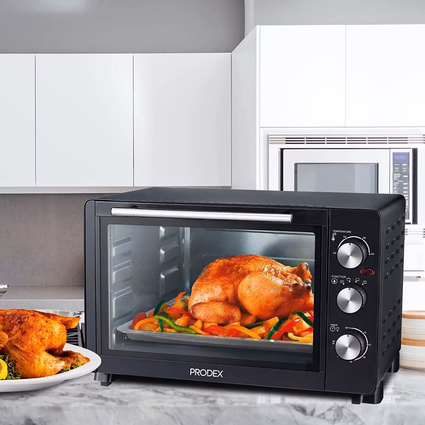 Prodex Tabletop Mini Oven, 30 Litre, 1500W, Black – 2