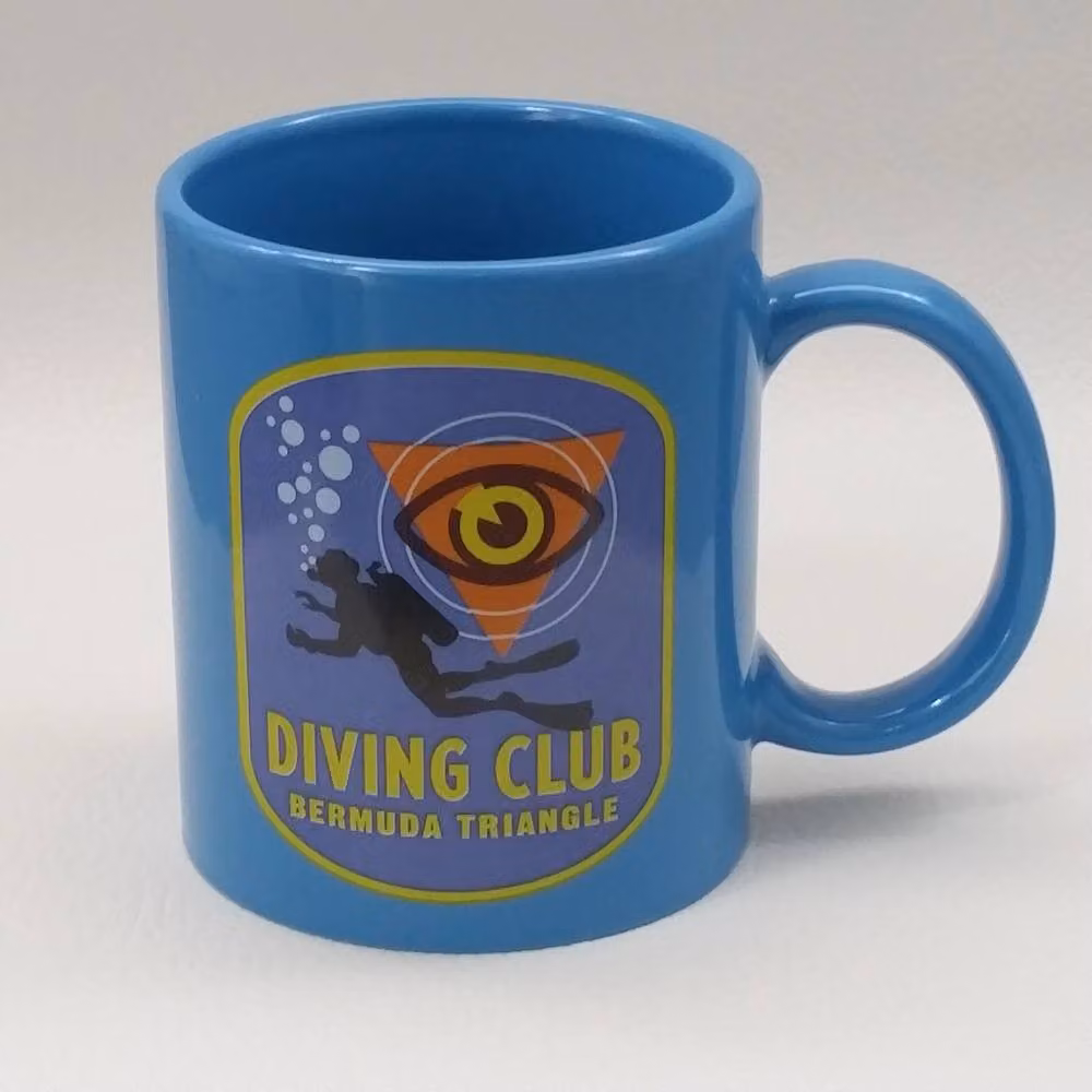 Simpa Bermuda Triangle Diving Club Mug in Blue – 3