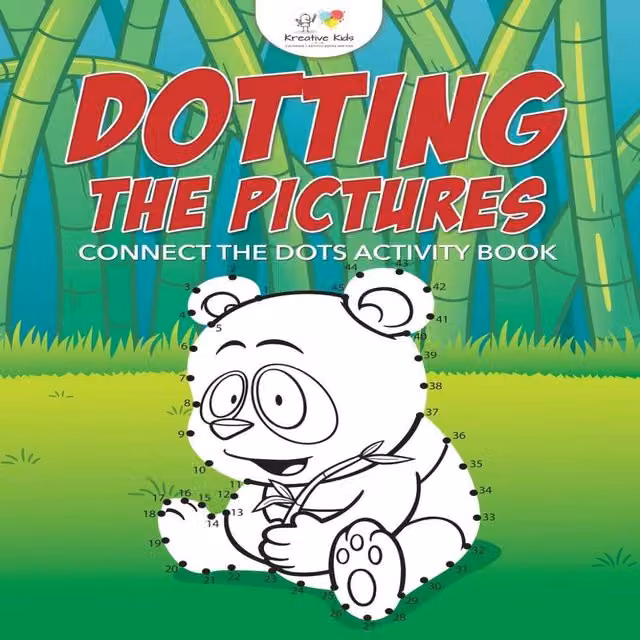 Kreative Kids Dotting the Pictures Connect the Dots Activity Book, Multicolour Paperback
