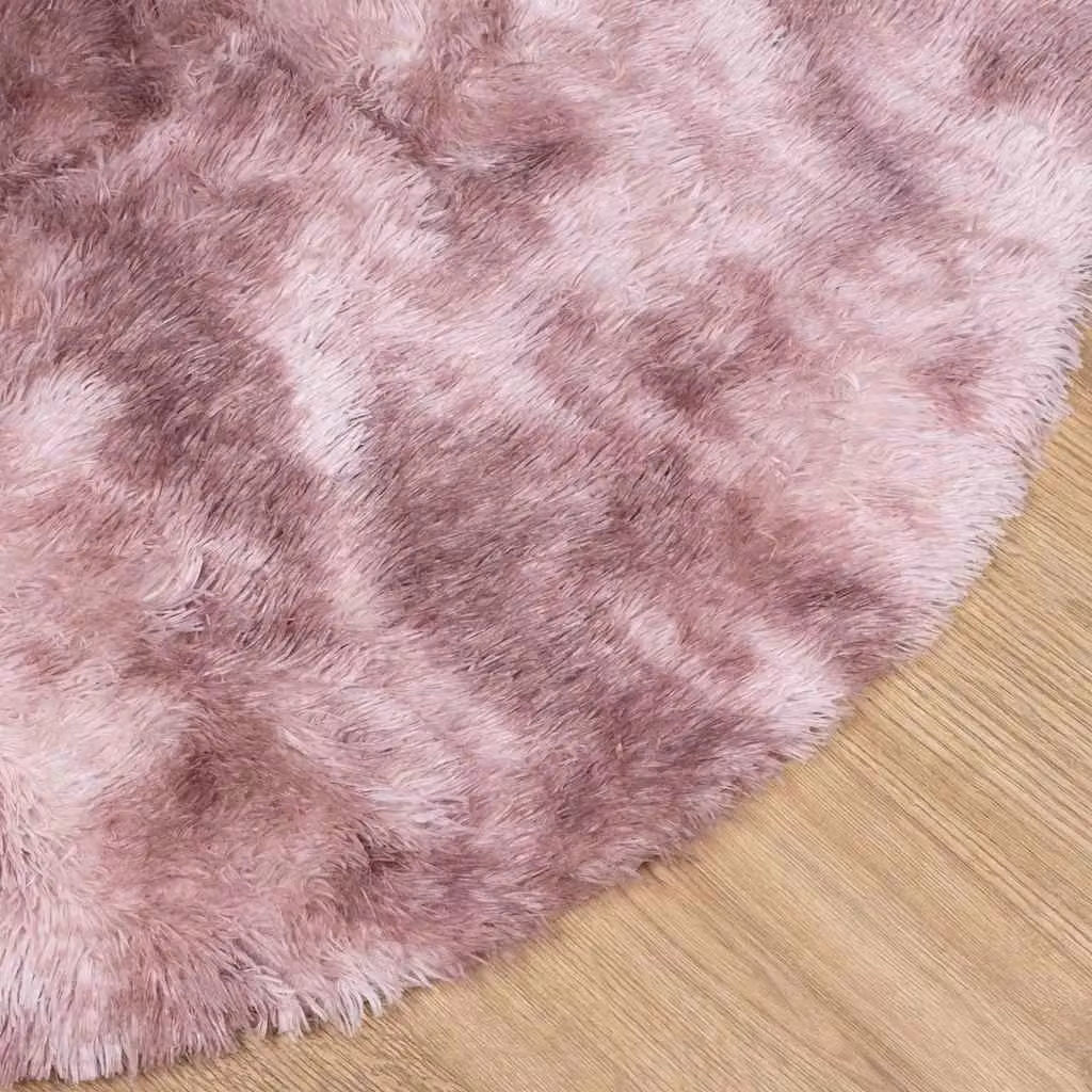 Berkfield Home NAVARRA Shaggy High Pile Rug, Dusty Pink, W/D: 100 x 100 cm – 2