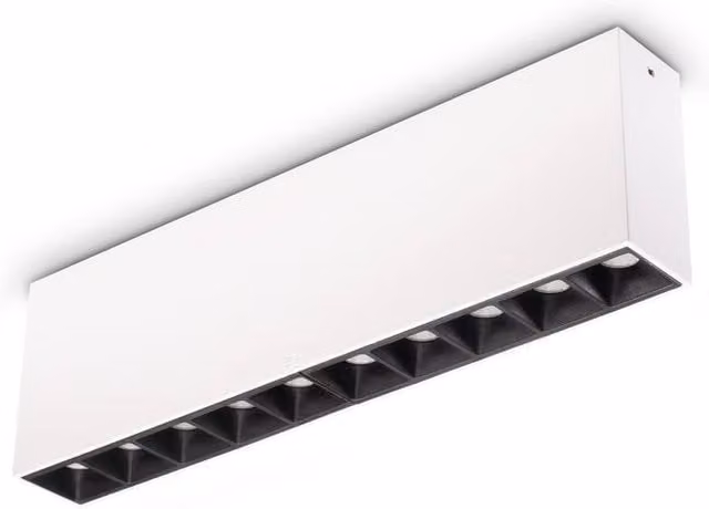 Netlighting Lika Surface Mounted LED Downlight, White, 2450lm, 3000K