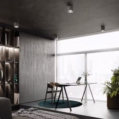 Sollux Lighting Mika Round Minimalist Ceiling Lamp in Grey, W/D/H: 11 x 12 x 12 cm – 5