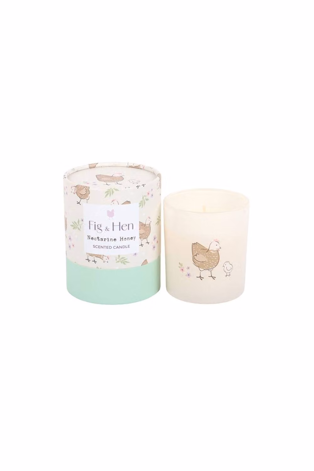 KDMD Mother Hen Nectarine Honey Candle, Green, Fruity Spring Scent – 2