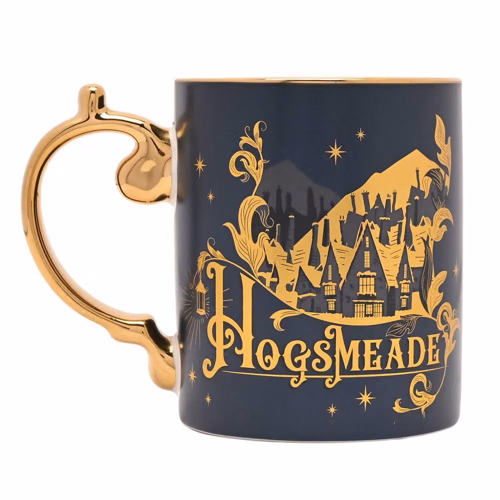 Widdop and Co Harry Potter Hogsmeade Ceramic Mug in Blue and Gold, 300ml – 4