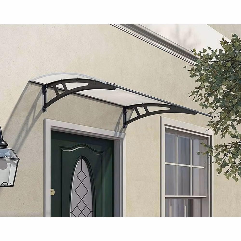 Palram Canopia Calisto 1350 Grey Twinwall Door Awning Canopy – 3