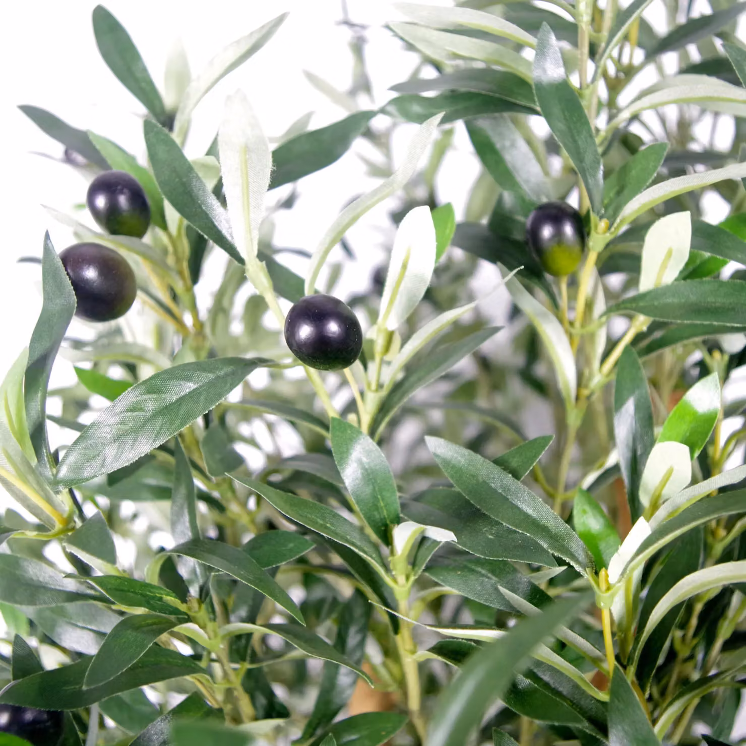 Leaf 125cm Luxury Artificial Olive Tree in Green – 3
