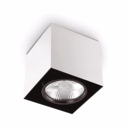 Netlighting Mood Small Square White Surface Mounted Downlight GU10