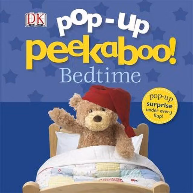 DK Pop-Up Peekaboo Bedtime Board Book, Multicolour