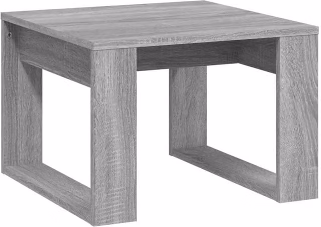 FORGEVIO Modern Grey Side Table, W/D/H: 50 x 50 x 35 cm – 1