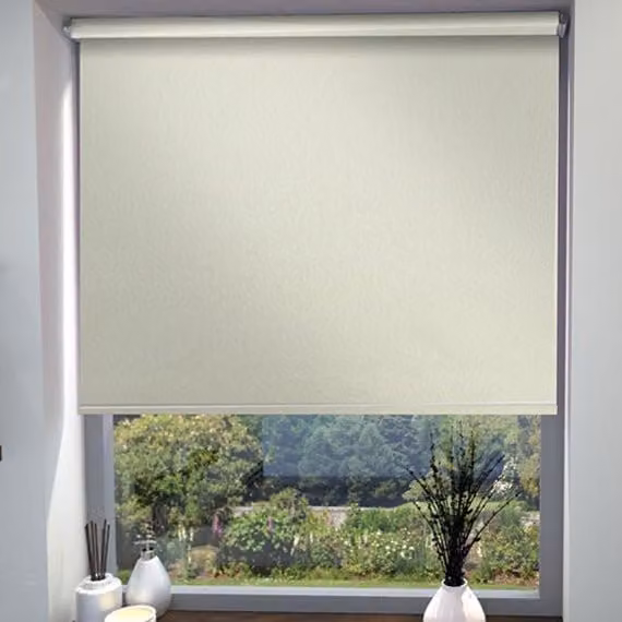 Terrys Turin Made to Measure Blackout Roller Blind in Beige