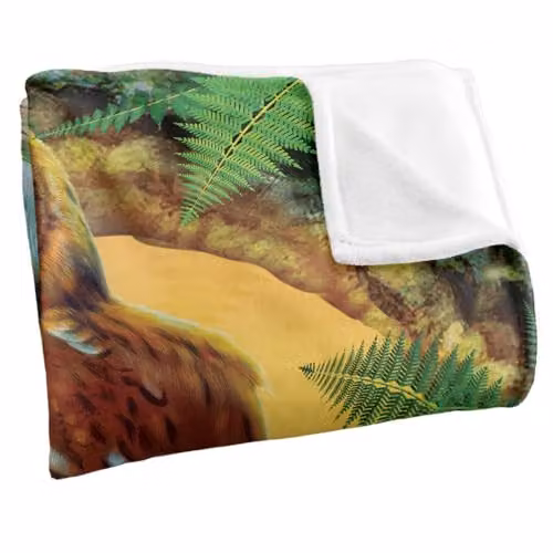 JQ Licensing Owl Collage Silky Touch Super Soft Fleece Throw Blanket, Multicolour, W/D/H: 152 x 127 cm – 2