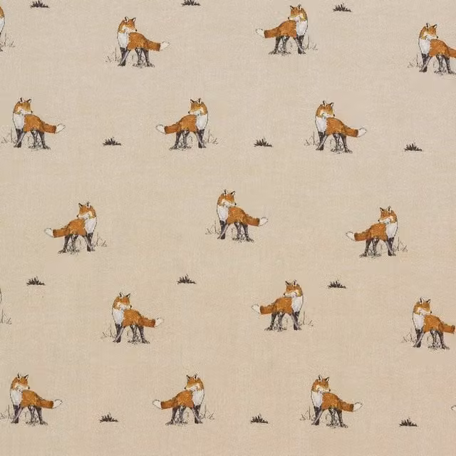 Terrys Country House Adult Cotton Floral Animal Print Bedding in Beige