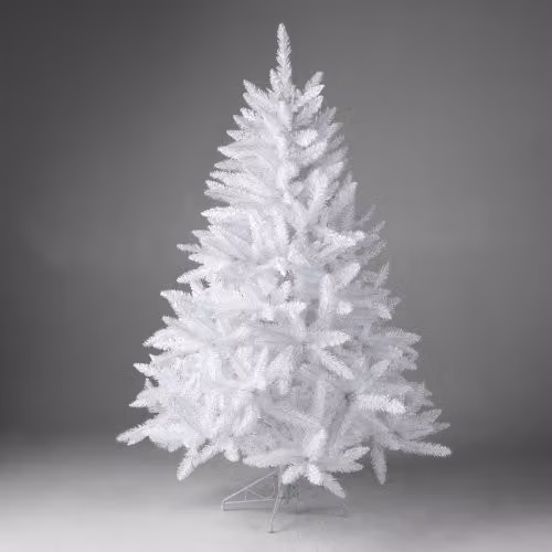 SHATCHI White Imperial Pine Artificial Christmas Tree, H 120 cm – 2