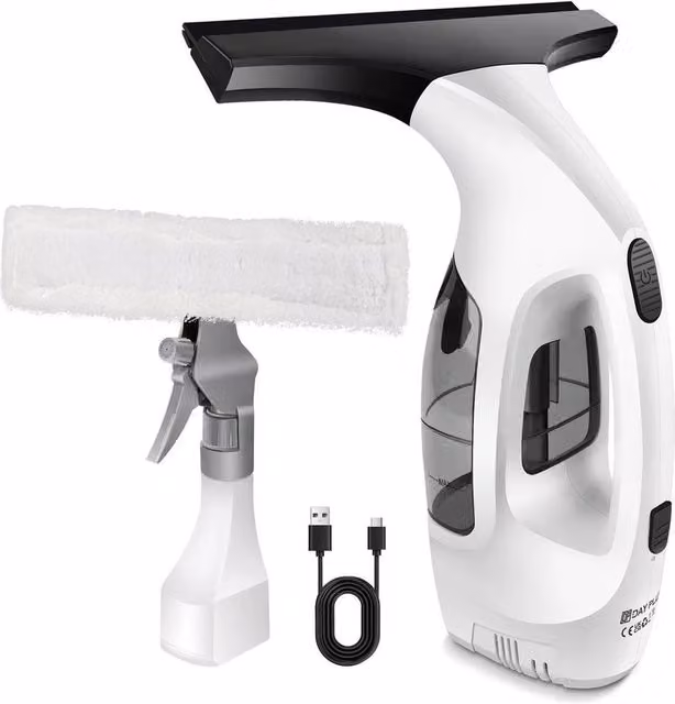 Kelvenix Cordless Window Vacuum Cleaner in White