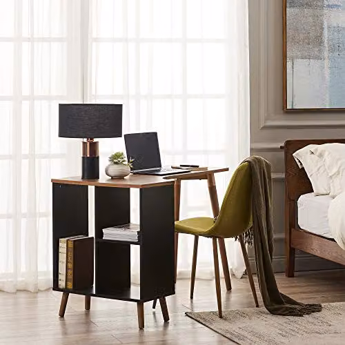 Teamson Home Ayden Dimmable LED Table Lamp with Touch Control in Black and Gold/Brass – 2
