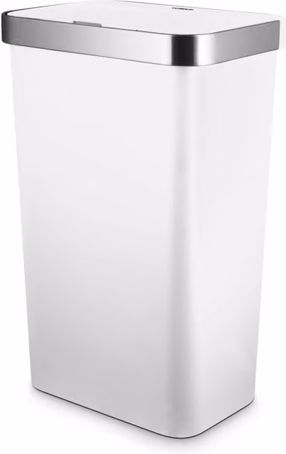 Tower 50L Rectangular White Plastic Sensor Bin